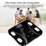 Balanças Electrónicas Inteligentes para Corpo com Ecrã LCD, Balança Digital para Casa de Banho, Balança de Peso Humano