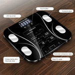 Balanças Electrónicas Inteligentes para Corpo com Ecrã LCD, Balança Digital para Casa de Banho, Balança de Peso Humano