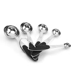 Conjunto de Colheres Medidoras em Aço Inoxidável Colher de Café Utensílio de Cozinha para Cozedura, Copo Medidor 5 em 1, Colher Medidora 5 em 1, Copo Medidor 5 em 1 (Cor), Colher Medidora 5 em 1 (Cor)