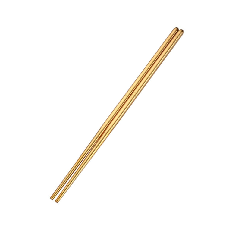 1 par de pauzinhos reutilizáveis coloridos em aço inoxidável para talheres, comprimento: 23cm