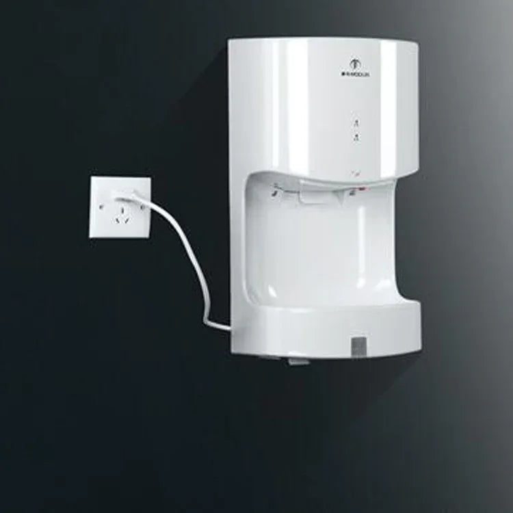 Secador de Mãos Inteligente de Indução Totalmente Automático de Alta Velocidade MODUN Secador de Mãos Quente e Frio para Casa de Banho, Secador de Mãos MODUN