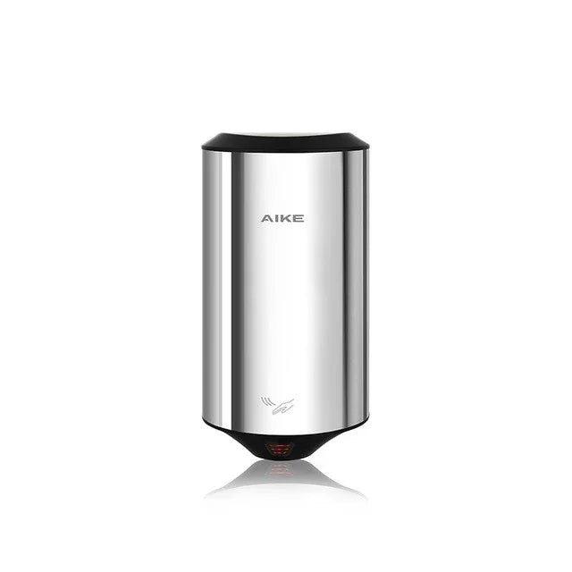 Secador de Mãos Automático com Sensor 304 em Aço Inoxidável Fluxo de Ar de Alta Velocidade para Casa, Hotel, Aeroporto Máquina de Secar Mãos