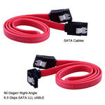 Kit Adaptador de Montagem Metálica para HDD/SSD Externo de 2,5 polegadas para 3,5 polegadas com Cabos de Dados e Energia SATA e Parafusos