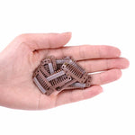 20 PCS 32mm 9-dentes Grampos de Extensão de Cabelo Clips de Metal com Fundo de Silicone