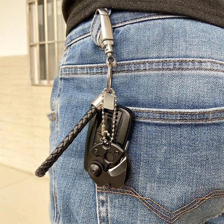 Faca Mini Dobrável Portátil Lâmina Pequena para Bolso Militar de Sobrevivência ao Ar Livre Chaveiro Multifunções Auto-defesa