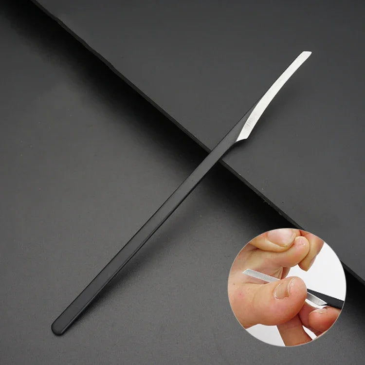 Ferramenta de Cuidados para Pés para Pedicure e Manicure, Limpador de Unhas, Removedor de Cutículas e Esfoliante de Pele Morta