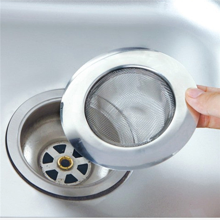 2 Peças de Apanhador de Cabelos em Aço Inoxidável para Banheira, Filtro para Ralo de Duche, Peneira de Pia em Metal