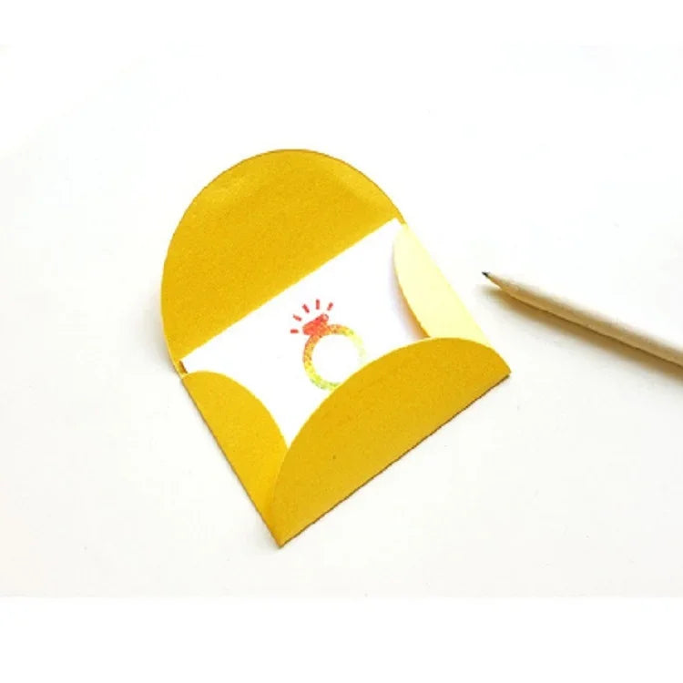 10 Unidades de Envelopes Pequenos Românticos de Estilo Chinês Retro com Papel Perolado Entrega de Cor Aleatória, Envelopes de Estilo Chinês