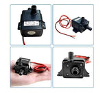 Bomba Submersível Miniatura Ultra-silenciosa 240L/H, Bomba de Água Submersível Sem Escovas, Mini Bomba Submersível