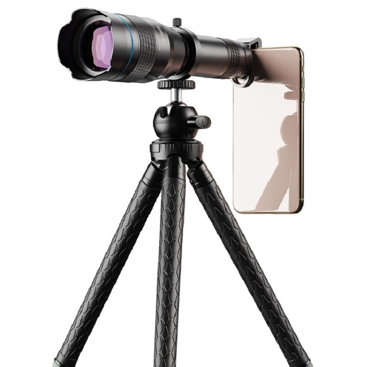 APEXEL APL-JS60XJJ09 Telescópio Externo HD 60X Todo em Metal Lente Telefoto Universal para Telemóvel