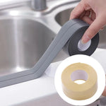 Fita Adesiva Durável em PVC Impermeável e Anti-mofo para Cozinha e Casa de Banho, Fita de Vedação para Paredes, 3.8cm x 3.2m, 2.2cm x 3.2m