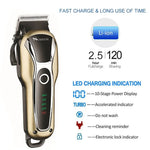 Máquina de Cortar Cabelo Surker SK-803 LCD de Alta Potência Aparador Elétrico Plug-in de Duplo Uso