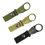 2 Peças de Mosquetão com Fita para Exterior, Gancho para Mochila, Clipe para Garrafa de Água, Fecho para Camping e Caminhadas, Suporte para Ferramentas