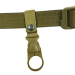 2 Peças de Mosquetão com Fita para Exterior, Gancho para Mochila, Clipe para Garrafa de Água, Fecho para Camping e Caminhadas, Suporte para Ferramentas