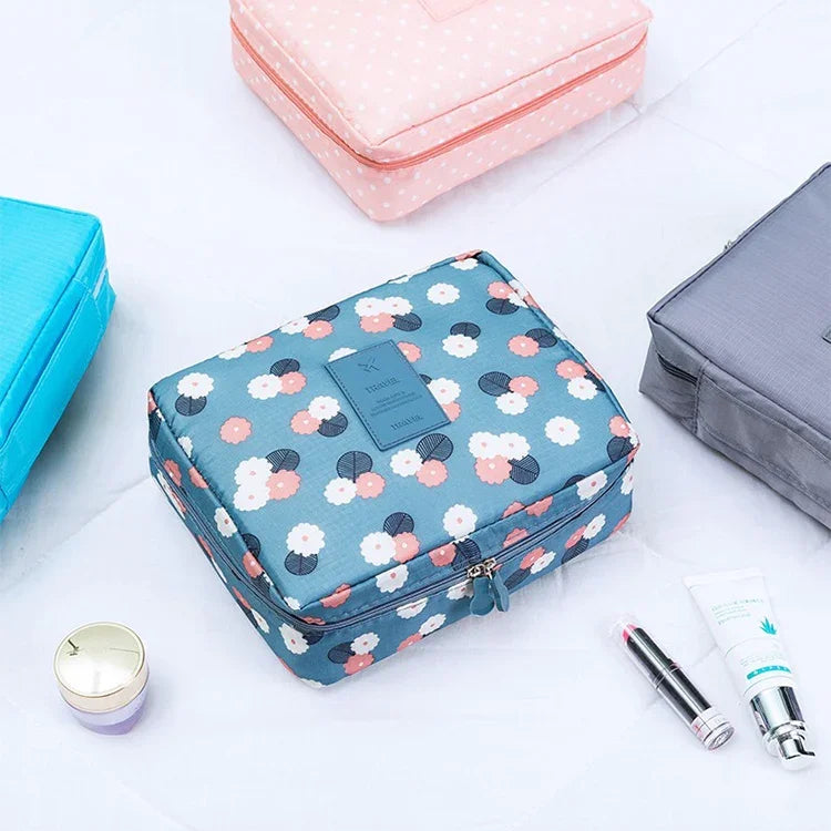 2 PCS Waterproof Make Up Bag Travel Organizer for Toiletries Kit