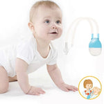 Newborn Baby Safety Nose Cleaner Vacuum Suction Nasal Aspirator Flu Protections Nasal Aspirator Nasal Snot Nose Cleaner Baby, pink, yellow, blue