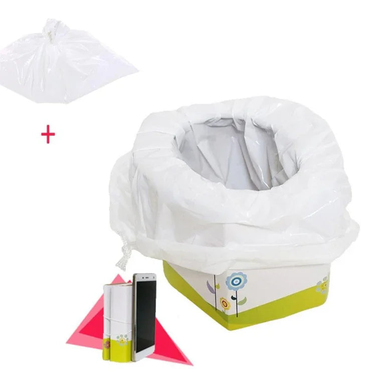 Saco de Urina Portátil de Viagem, Sanitário Móvel de Emergência Dobrável, Saco de Urina de Viagem