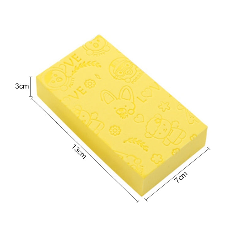 Esponja Quadrada para Banho de Spa para Bebé Limpeza Corporal e Esfoliação
