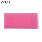 2 Unidades Puff de Banho de Malha de Nylon Longa para Limpeza Corporal e Esfoliação, Toalha Esfoliante para Corpo e Rosto