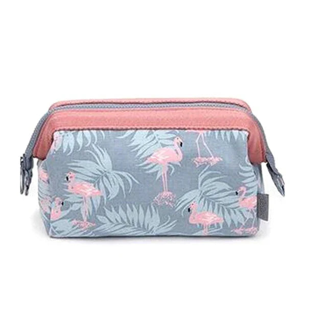 Bolsa de cosméticos para mulheres, nécessaire, bolsa de maquilhagem impermeável portátil para viagem, kits de higiene