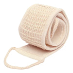 Esponja Esfoliante Suave para Cuidados com a Pele com Alça para as Costas para Banho, Duche, Massagem Corporal e Limpeza de Spa, Esponja Suave para a Pele com Alça para as Costas