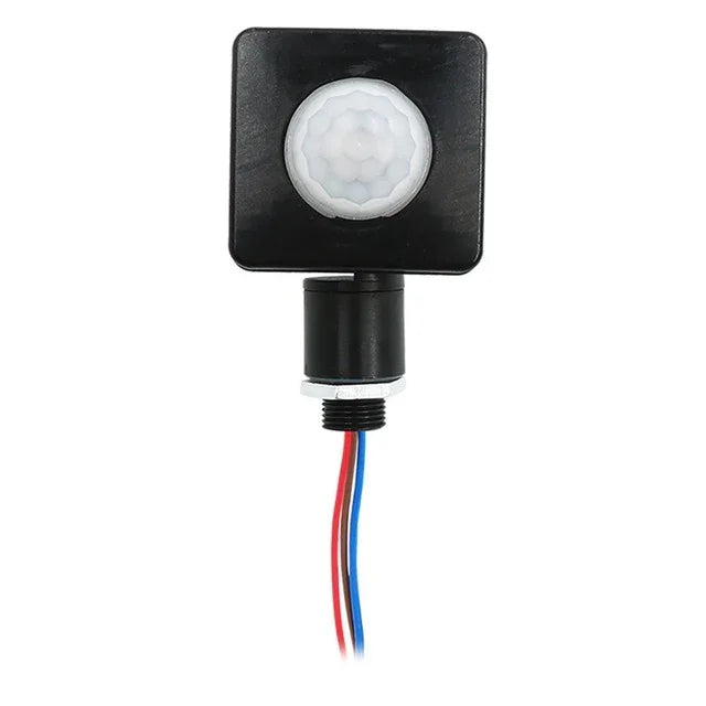 Interruptor de Holofotes de Parede com Detector Automático de Movimento PIR por Infravermelhos, 10mm, 12mm