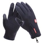 Luvas de Ciclismo de Dedo Inteiro em Neopreno PU Respirável, Pele Quente para Inverno, Desportos ao Ar Livre, L, XL, M