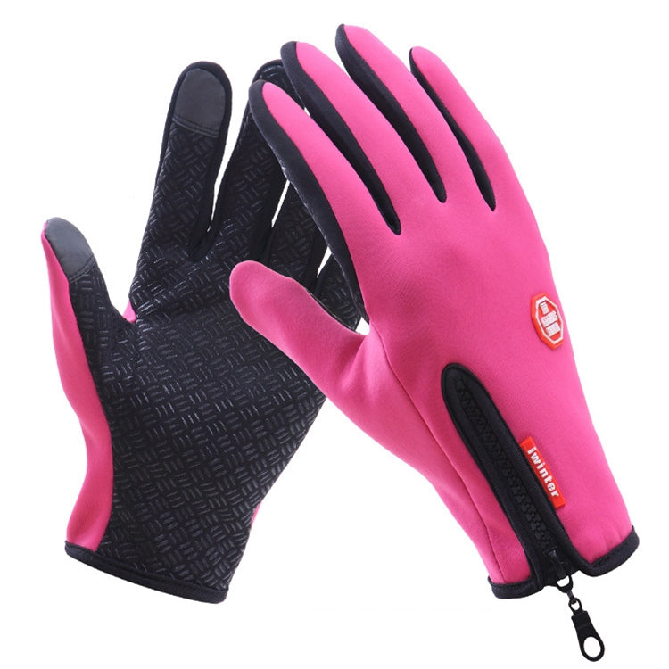 Luvas de Ciclismo de Dedo Inteiro em Neopreno PU Respirável, Pele Quente para Inverno, Desportos ao Ar Livre, L, XL, M