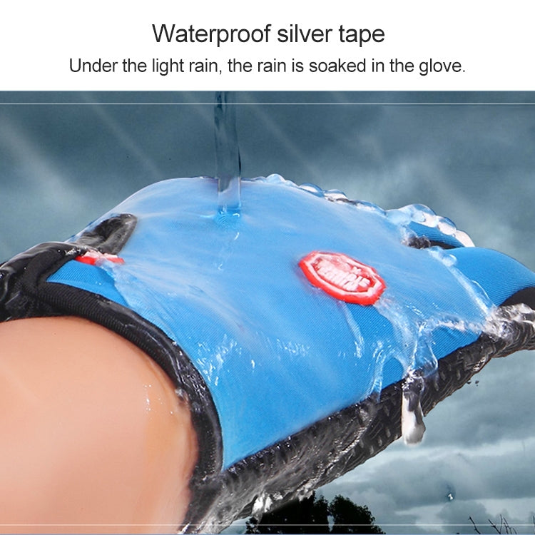 Luvas de Ciclismo de Dedo Inteiro em Neopreno PU Respirável, Pele Quente para Inverno, Desportos ao Ar Livre, L, XL, M