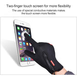 Luvas de Ciclismo de Dedo Inteiro em Neopreno PU Respirável, Pele Quente para Inverno, Desportos ao Ar Livre, L, XL, M