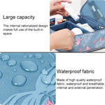 Bolsa de cosméticos portátil de grande capacidade para senhora, impermeável e acolchoada, bolsa de viagem, armazenamento para esteticista, bolsa de maquilhagem para mulheres