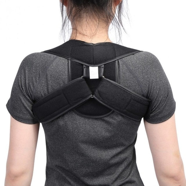 Corset Corretor de Postura Ajustável para Suporte de Ombros e Costas Adultos e Crianças, Cinta para Coluna Vertebral, Adulto-S, Adulto-M, Adulto-L