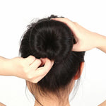3 PCS Anel de Cabelo Donut Elegante para Mulheres