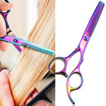 Tesoura Profissional para Corte de Cabelo Kit de Cabeleireiro Tesoura de Desbaste Barbeiro