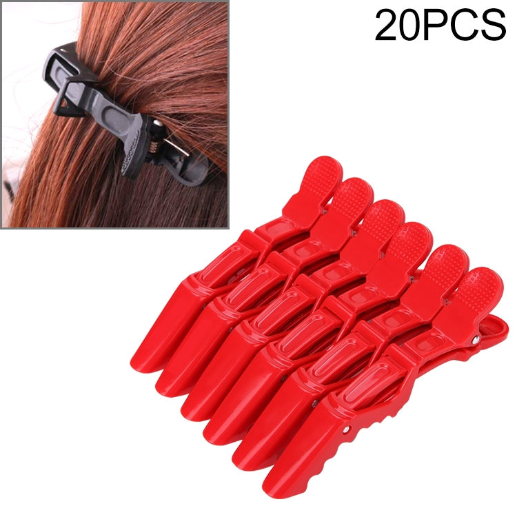 20 PCS Grampos de Cabelo Profissionais em Forma de Jacaré para Mulheres, Grampos de Plástico, Presilhas de Cabelo, Laço, Faixa de Cabelo para Meninas, Ferramentas de Estilo
