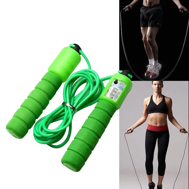 Corda de saltar com contador, fitness desportivo ajustável, velocidade rápida, corda de saltar com contagem, cabo para saltar