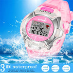 SYNOKE 99329 Relógio Eletrónico Desportivo Luminoso à Prova de Água para Crianças, Preto, Azul, Verde, Rosa, Roxo, Vermelho