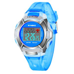 SYNOKE 99329 Relógio Eletrónico Desportivo Luminoso à Prova de Água para Crianças, Preto, Azul, Verde, Rosa, Roxo, Vermelho