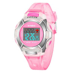 SYNOKE 99329 Relógio Eletrónico Desportivo Luminoso à Prova de Água para Crianças, Preto, Azul, Verde, Rosa, Roxo, Vermelho