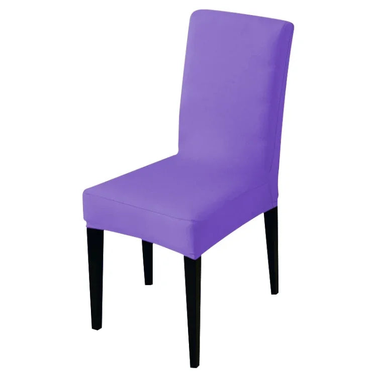 Capa de Cadeira Moderna de Cor Lisa em Spandex Elástico para Casamento, Banquete, Capa Universal para Assento de Sala de Jantar, Estilo Pastoral para Hotel