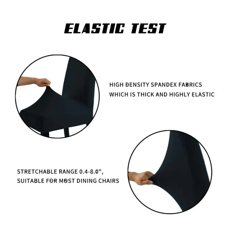 Capa de Cadeira Moderna de Cor Lisa em Spandex Elástico para Casamento, Banquete, Capa Universal para Assento de Sala de Jantar, Estilo Pastoral para Hotel