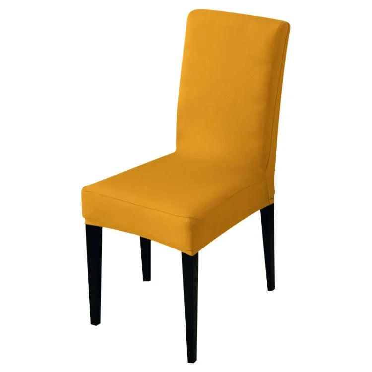 Capa de Cadeira Moderna de Cor Lisa em Spandex Elástico para Casamento, Banquete, Capa Universal para Assento de Sala de Jantar, Estilo Pastoral para Hotel