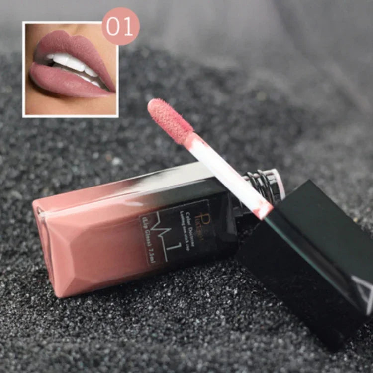 Gloss labial impermeável, batom mate, cosméticos de maquilhagem nude, 1#, 2#, 3#, 4#, 5#, 6#, 7#, 8#, 9#, 10#, 11#, 12#, 13#, 14#, 15#, 16#, 17#, 18#, 19#, 20#, 21#
