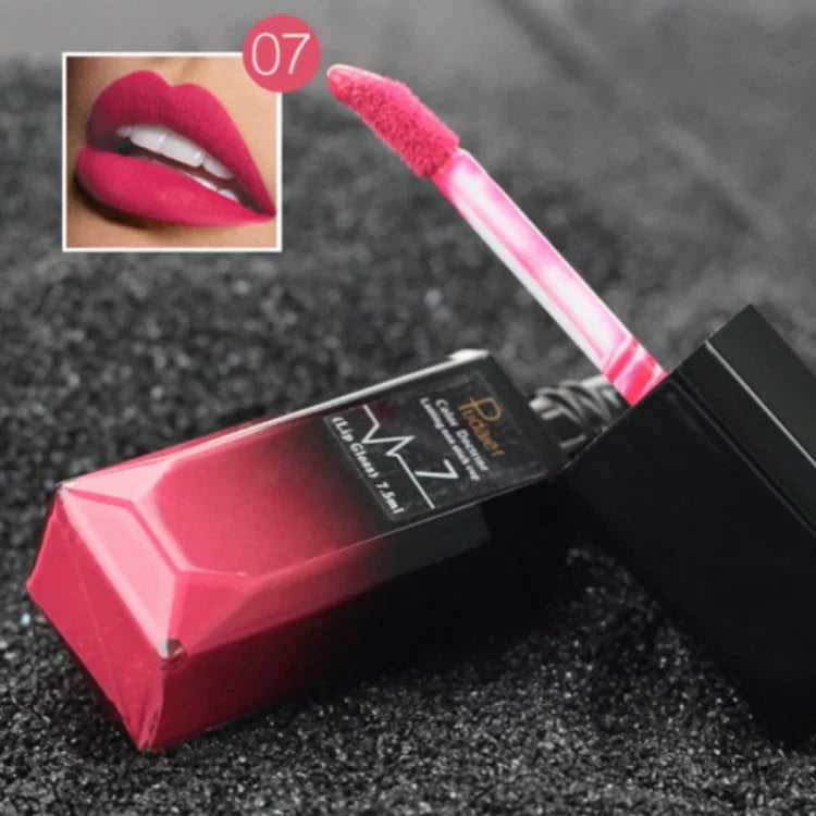 Gloss labial impermeável, batom mate, cosméticos de maquilhagem nude, 1#, 2#, 3#, 4#, 5#, 6#, 7#, 8#, 9#, 10#, 11#, 12#, 13#, 14#, 15#, 16#, 17#, 18#, 19#, 20#, 21#