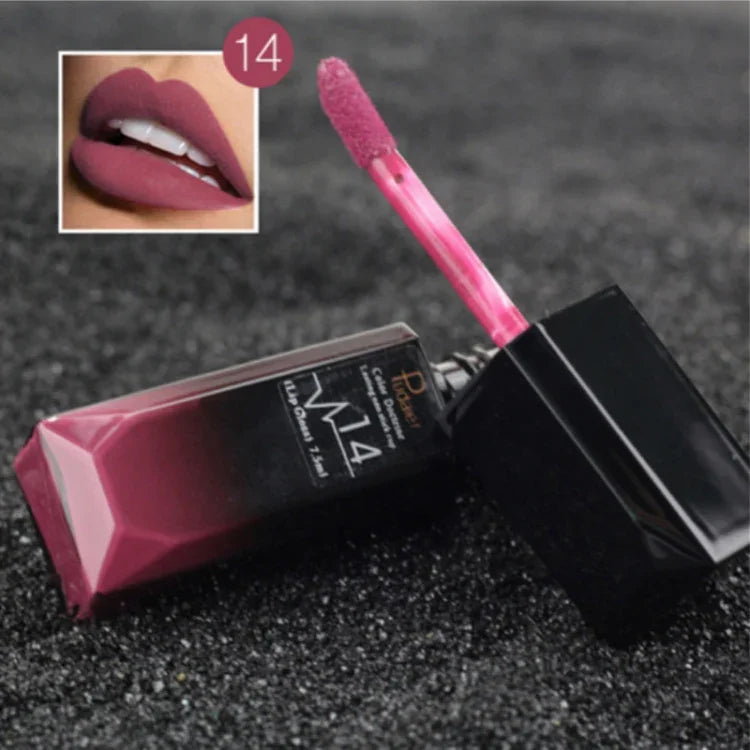 Gloss labial impermeável, batom mate, cosméticos de maquilhagem nude, 1#, 2#, 3#, 4#, 5#, 6#, 7#, 8#, 9#, 10#, 11#, 12#, 13#, 14#, 15#, 16#, 17#, 18#, 19#, 20#, 21#
