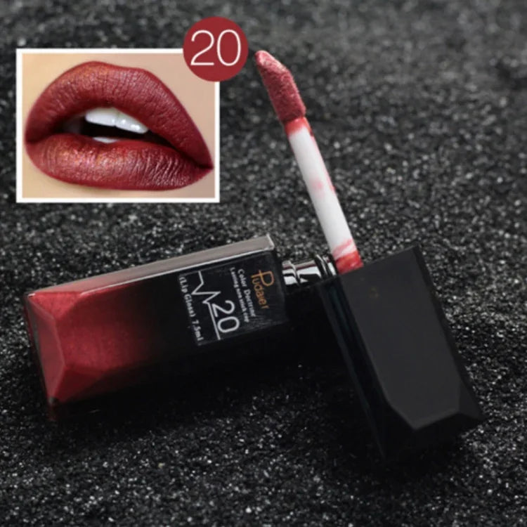 Gloss labial impermeável, batom mate, cosméticos de maquilhagem nude, 1#, 2#, 3#, 4#, 5#, 6#, 7#, 8#, 9#, 10#, 11#, 12#, 13#, 14#, 15#, 16#, 17#, 18#, 19#, 20#, 21#