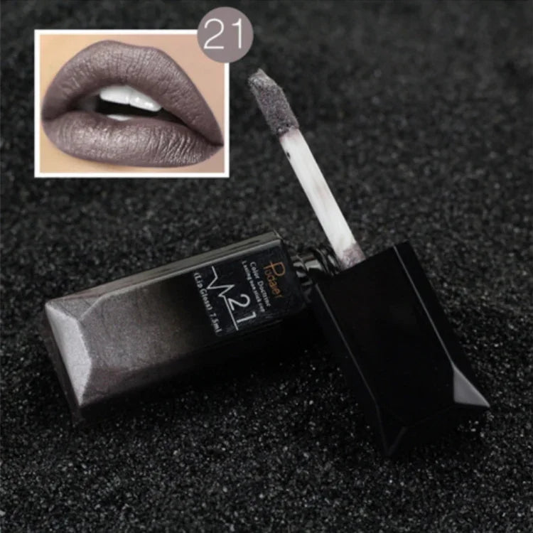 Gloss labial impermeável, batom mate, cosméticos de maquilhagem nude, 1#, 2#, 3#, 4#, 5#, 6#, 7#, 8#, 9#, 10#, 11#, 12#, 13#, 14#, 15#, 16#, 17#, 18#, 19#, 20#, 21#