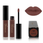 Gloss labial nude mate, batom líquido impermeável, maquilhagem labial hidratante de longa duração, cosméticos, 01, 02, 03, 04, 05, 06, 07, 08, 09, 10, 11, 12, 13, 14, 15, 16, 17, 19, 20, 21, 22, 23, 24