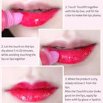 2 PCS Gloss Labial de Fácil Remoção, Longa Duração, À Prova de Água, Mate, Batom Feminino Cosmético, vermelho melancia, Pêssego encantador, Vermelho sexy, Rosa rosa, Vermelho cereja, Laranja doce