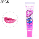 2 PCS Gloss Labial de Fácil Remoção, Longa Duração, À Prova de Água, Mate, Batom Feminino Cosmético, vermelho melancia, Pêssego encantador, Vermelho sexy, Rosa rosa, Vermelho cereja, Laranja doce